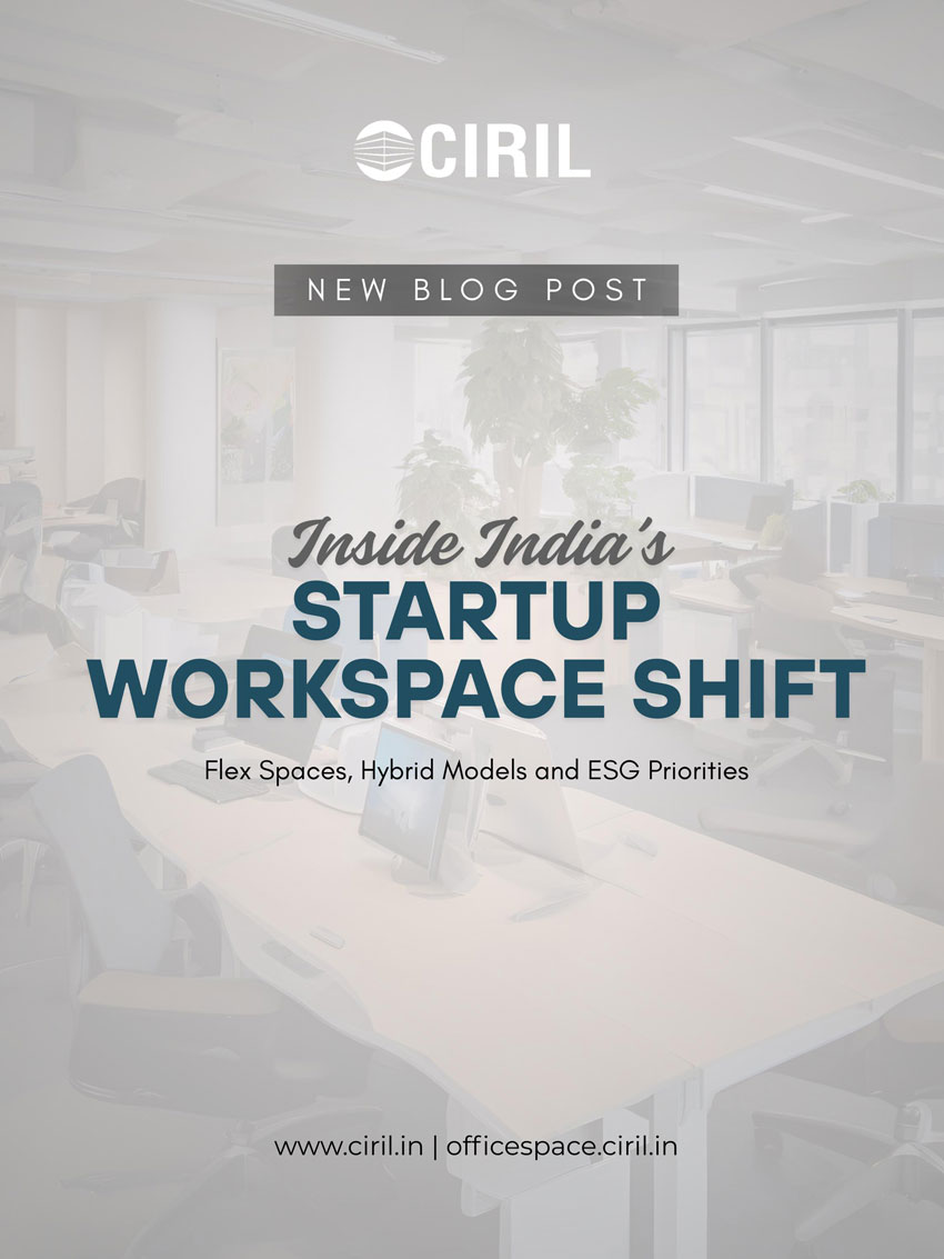 India's startup workspace trends - flexible offices, hybrid work, ESG goals